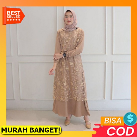 Sale Gamis Dewasa Keke Terbaru Keke Iesha Gdk2104 Original / Gamis Kondangan / Dress Kondangan [ Cod