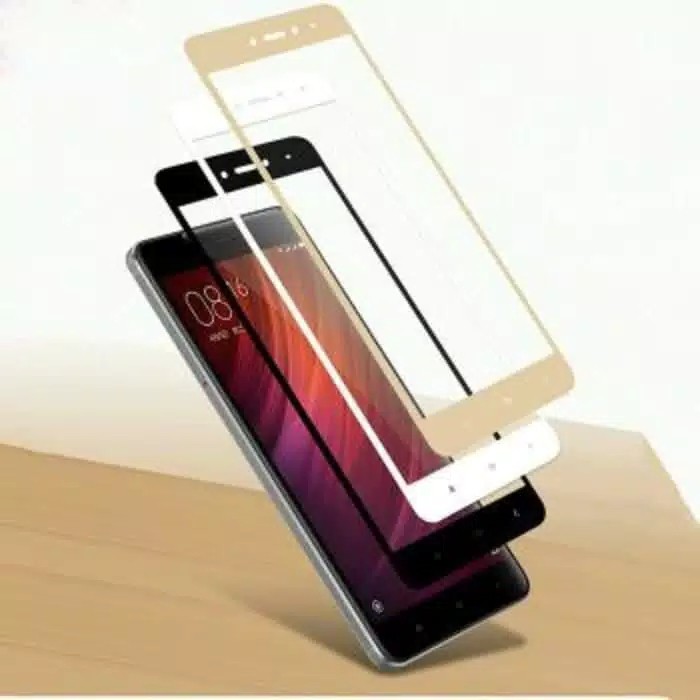 Tempered Glass Colour XIAOMI REDMI NOTE 4/NOTE 4 PRO MEDIATEK Premium Quality