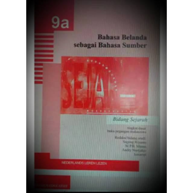 9A bahasa belanda sebagai bahasa sumber