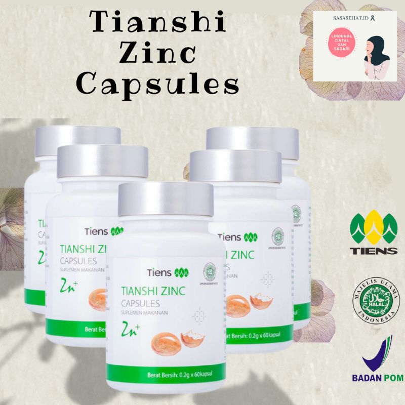 TIANSHI TIENS ZINC CAPSULES [Penggemuk Badan]