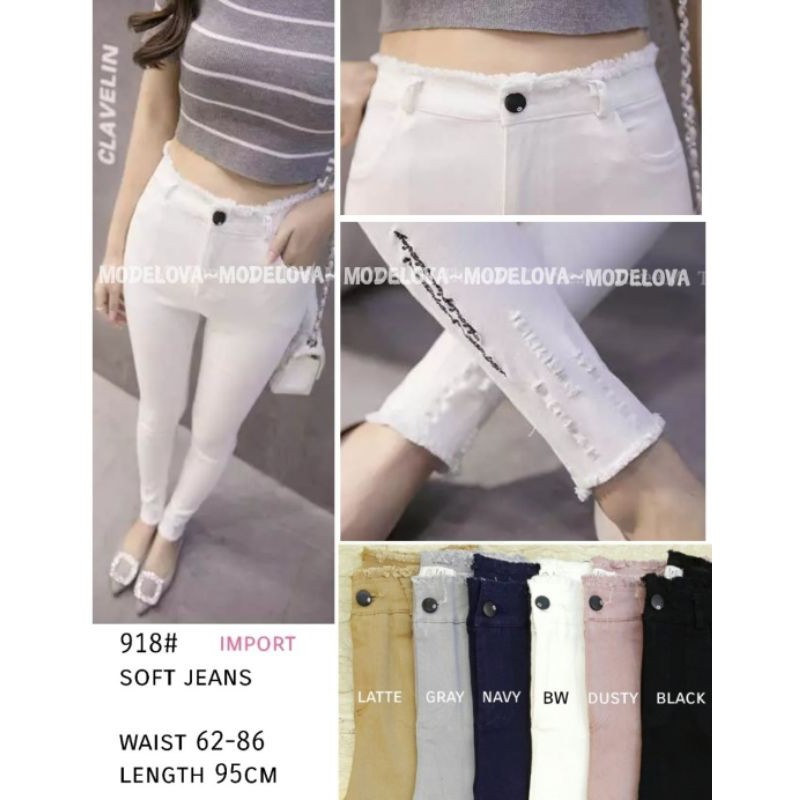 MDLV ~ 918 SOFTJEANS // CELANA JEANS IMPORT // FASHION WANITA IMPORT