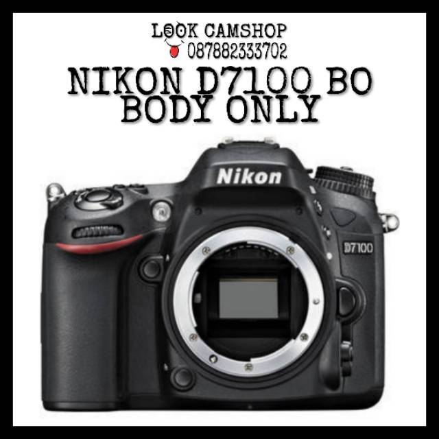 KAMERA DSLR NIKON D7100 D 7100 - BO ( BODY ONLY )
