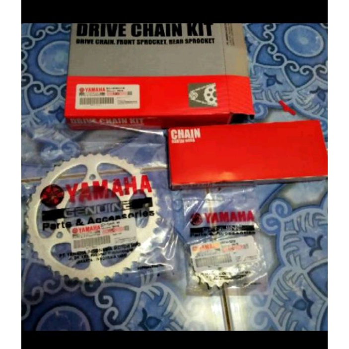 Gear Set original YGP gir Set Yamaha Vixion New 2013-2014 1PA-WF01A-10 1PAWF01A10