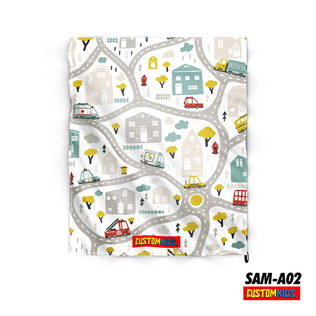 READY STOCK | Sajadah Muka Travelling Anak Printing Anti Air-SAM-A02