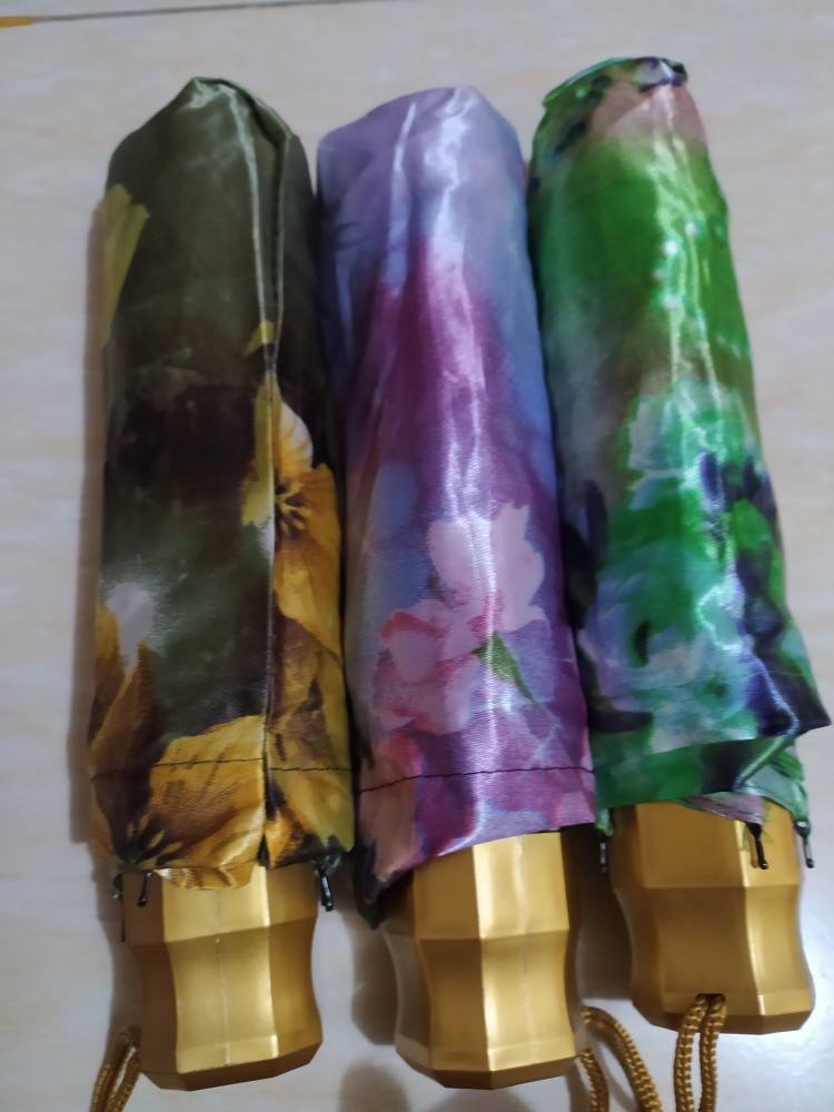 Payung Kapal Lipat 3 Kembang (motif Random)