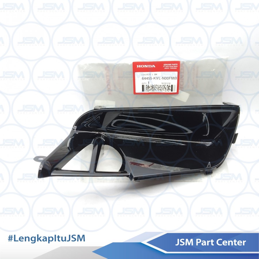 COVER TEBENG SIRIP SAYAP DALAM KIRI SUPRAX125 HITAM 64455-KVL-N00FMB