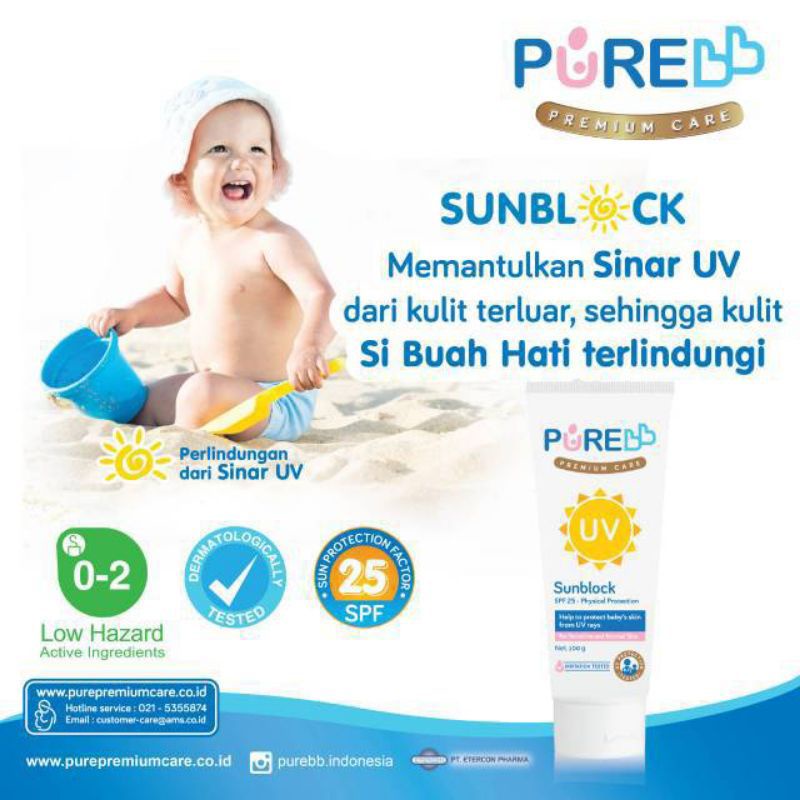 PureBB Sun Block 100gr