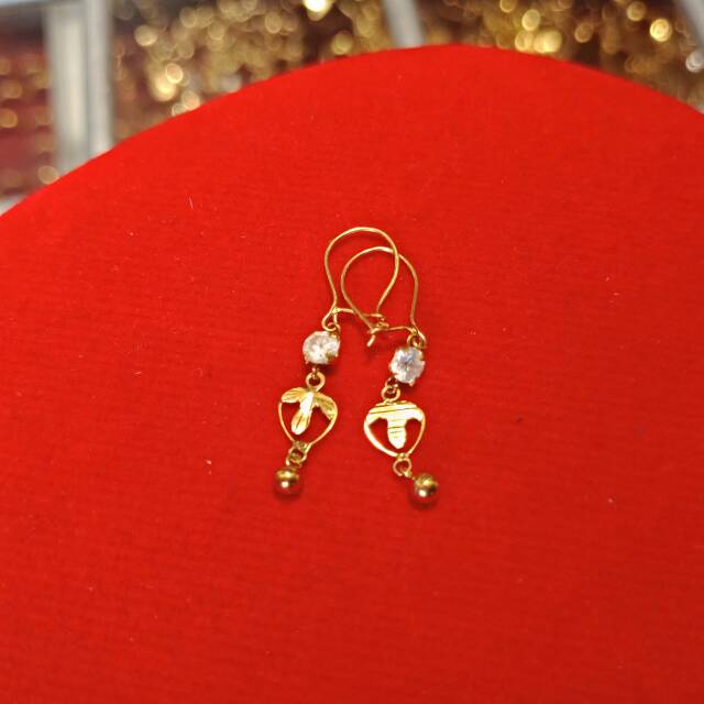 Anting anak dan dewasa emas asli kadar 700 0.5 0,5 g gr gram