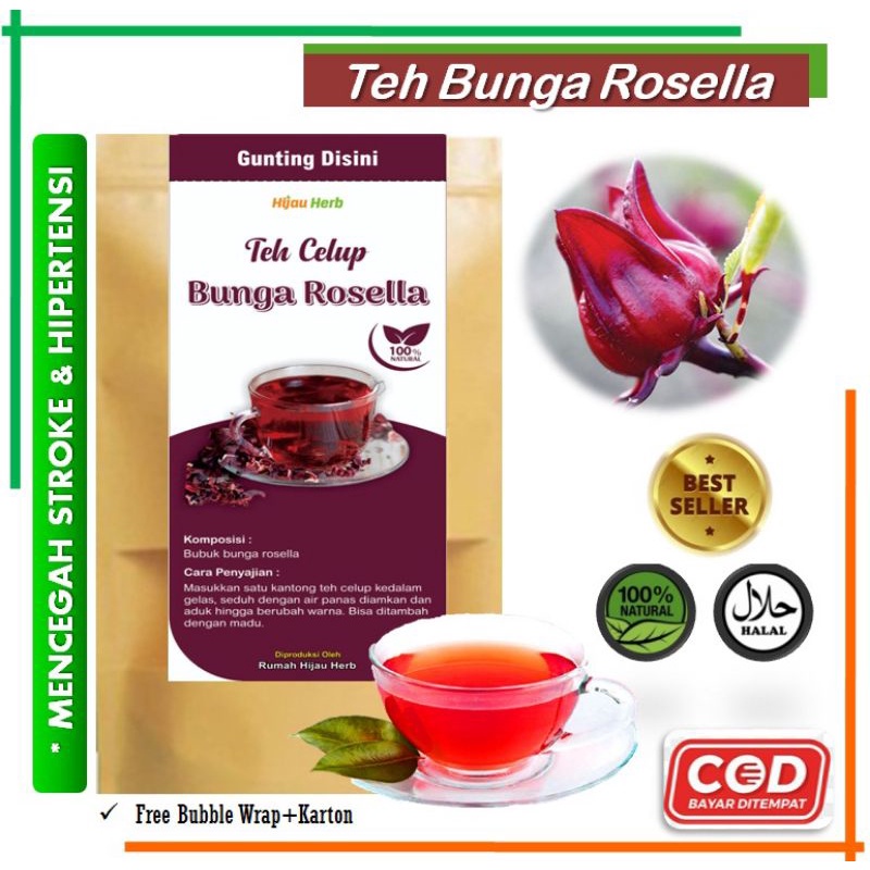 

Teh Rosella Anti stroke & hipertensi