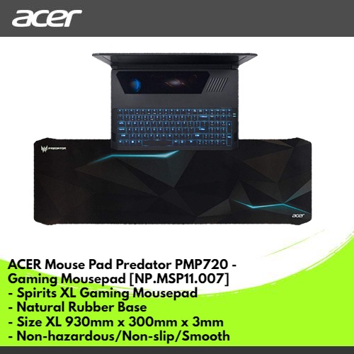 ACER MOUSE PAD PREDATOR PMP720 - GAMING MOUSEPAD [NP.MSP11.007] ACER OFFICIAL STORE