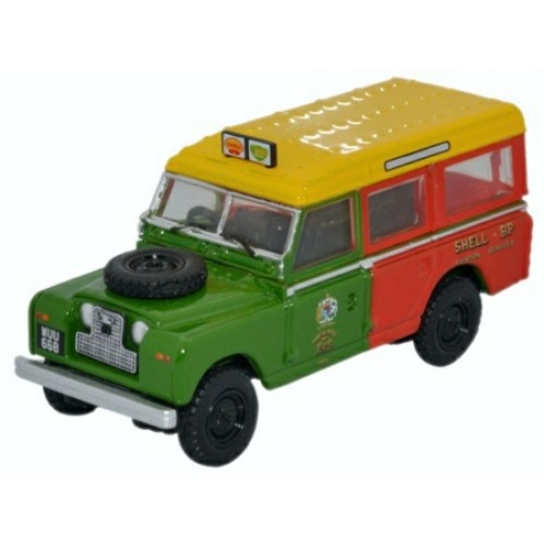 Oxford 1/76 LAND ROVER SERIES II STATION WAGON SHELL/BP