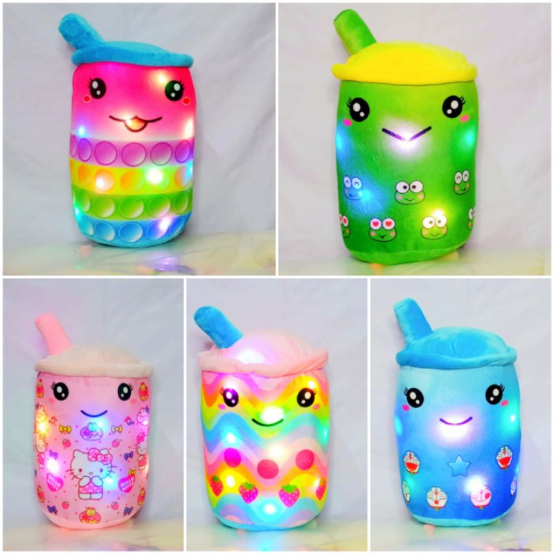 Boneka boba led karakter doraemon//boneka boba karakter keropi//boneka boba led karakter hello kitty