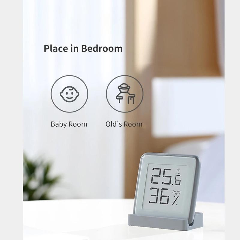 AKN88 - MIAOMIAOCE Bluetooth Hygrometer Thermometer E-ink Screen - MHO-C401