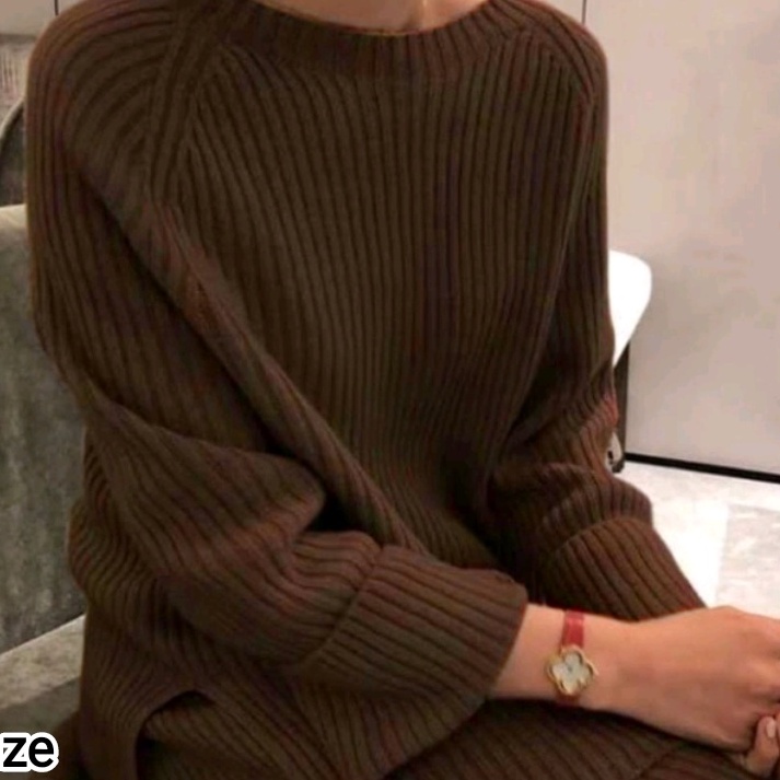 Pakaian Wanita Yura One Set 2 in 1 Atasan Kulot Rajut