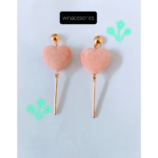 Anting giok gantung, giok anggun anting wanita kekinian