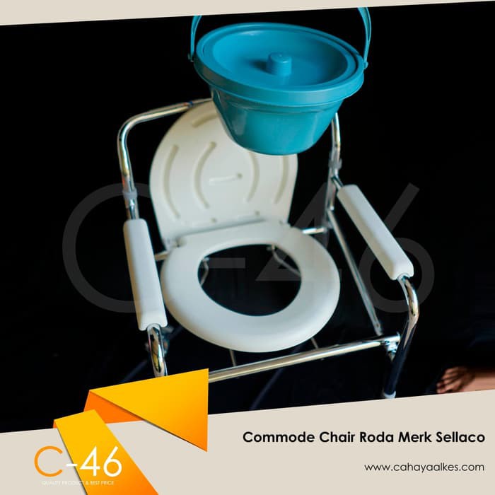 Jual Commode Chair Kursi Bab Dengan Roda Sellaco Dy Sella