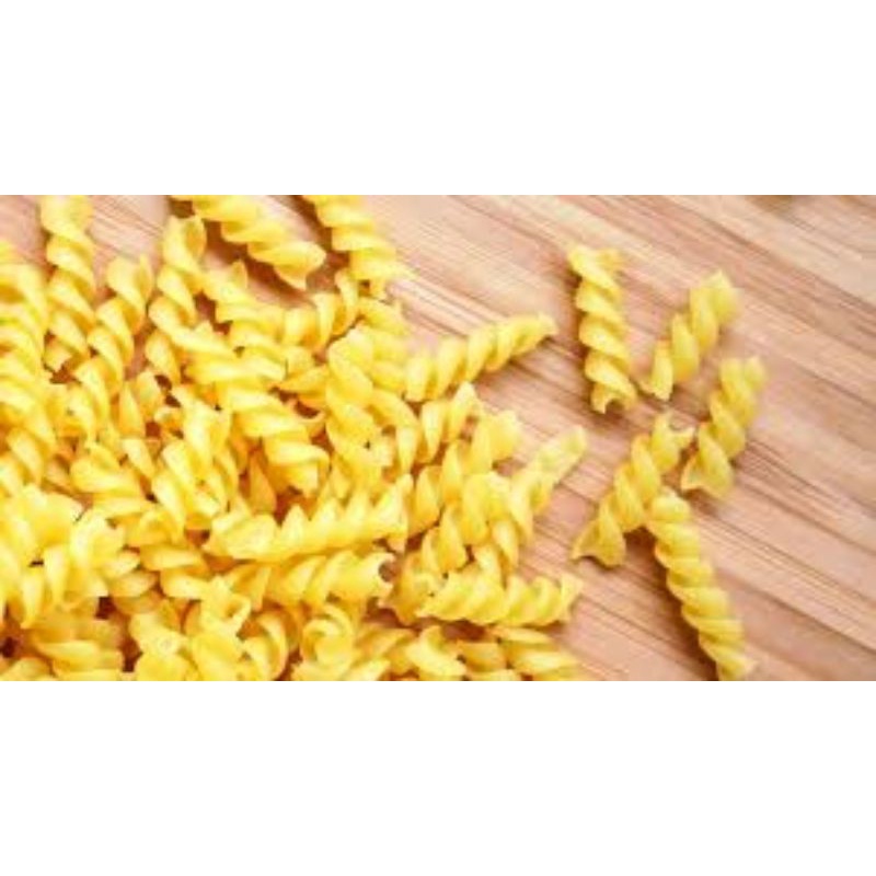 Makaroni makroni macroni macaroni pasta pipa ulir fusili mentah 250 gram 1/4 kg