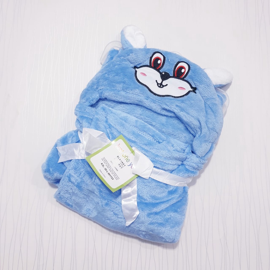 Cyand clothing Selimut Bayi Topi Boneka 3D Fleece