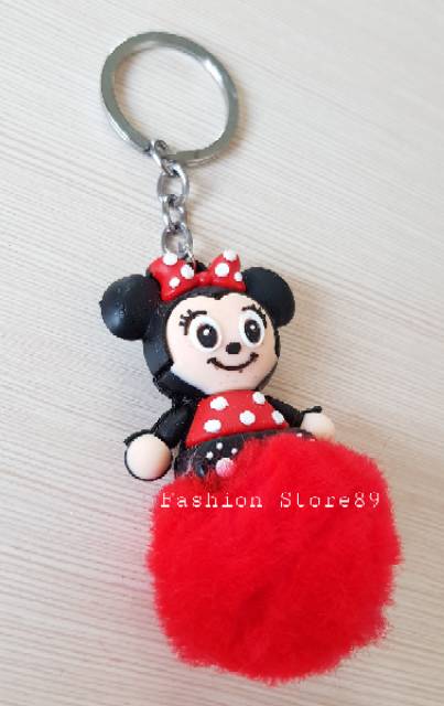 Gantung kunci doraemon hello kitty dan mickey mouse / gantungan tas gantungan serba guna