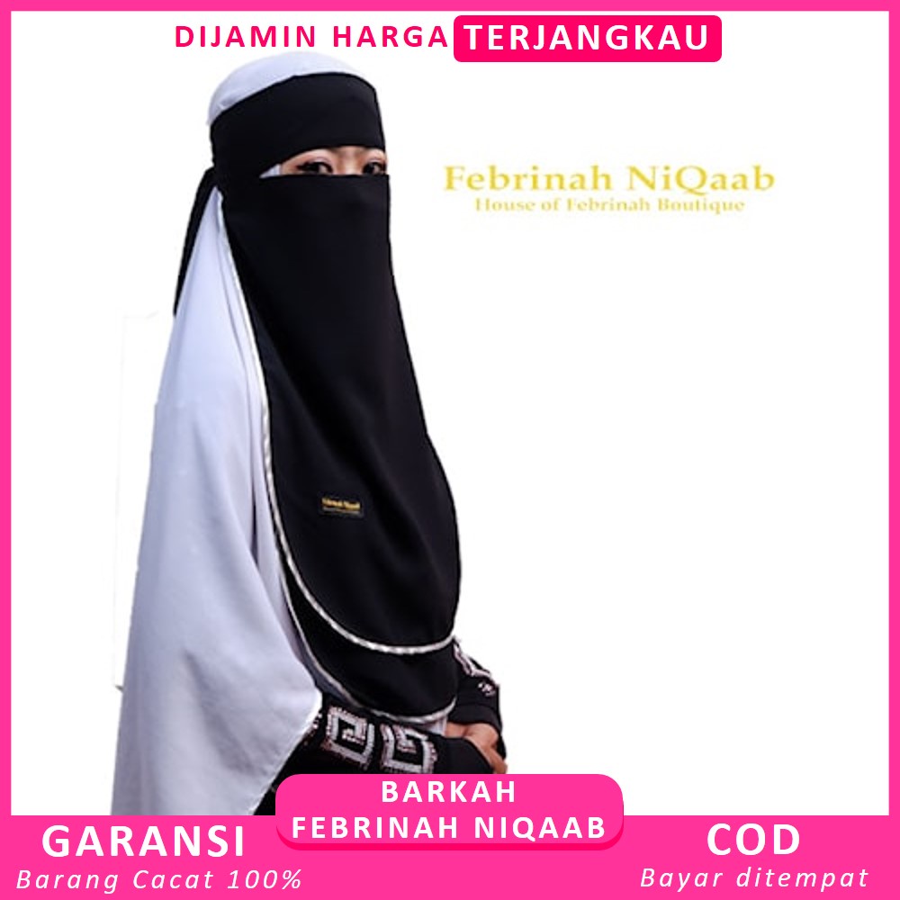 Cadar Niqab Hijab Niqob Jilbab Nikab Nikob Niqop Veil Kerudung Khimar Muslim Saudia Cadar Bandana Ar