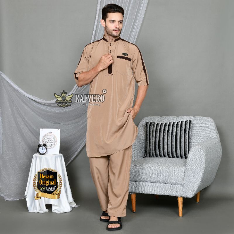 Setelan Pakistan Baju Muslim Pria ASSEGAF ORIGINAL RAFVERO