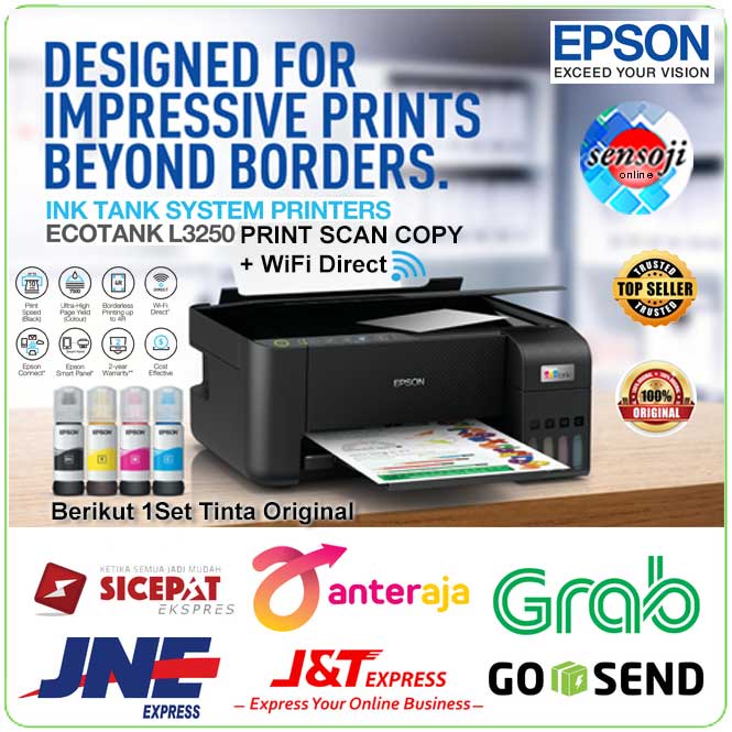 Jual Printer Epson L3250 Ecotank Print Scan Copy Wifi Direct Epson L3250 Pengganti L3150 4487