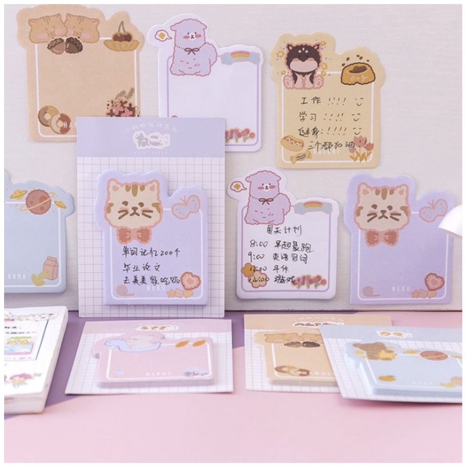 【GOGOMART】Sticky Notes Tempel / Memo Catatan Pembatas - Animasi Kartun