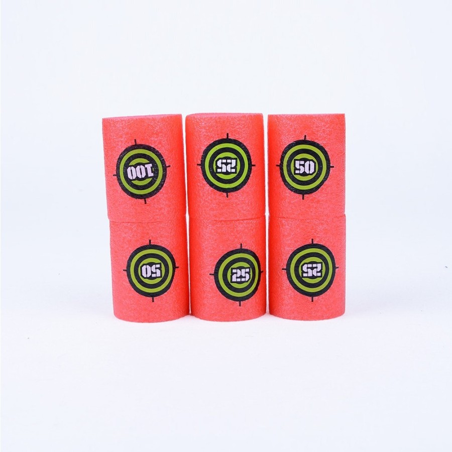 6 pcs Nerf eva foam target sasaran tembak nerf B