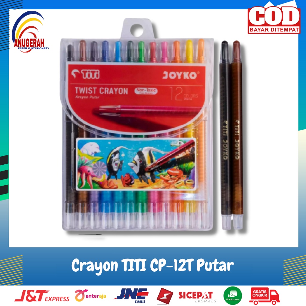 

Crayon TITI CP-12T Putar (PCS)