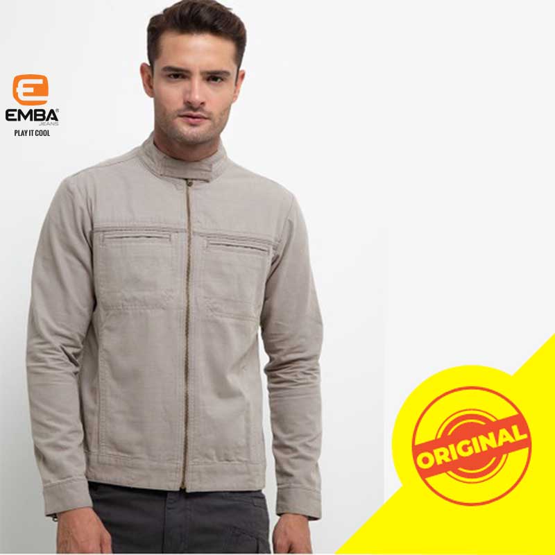 Emba Classic Jacket Denim Pria Jk 225-5810360105