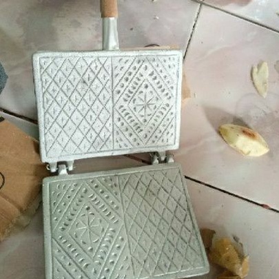 Cetakan Opak gambir kue semprong cetak wafle
