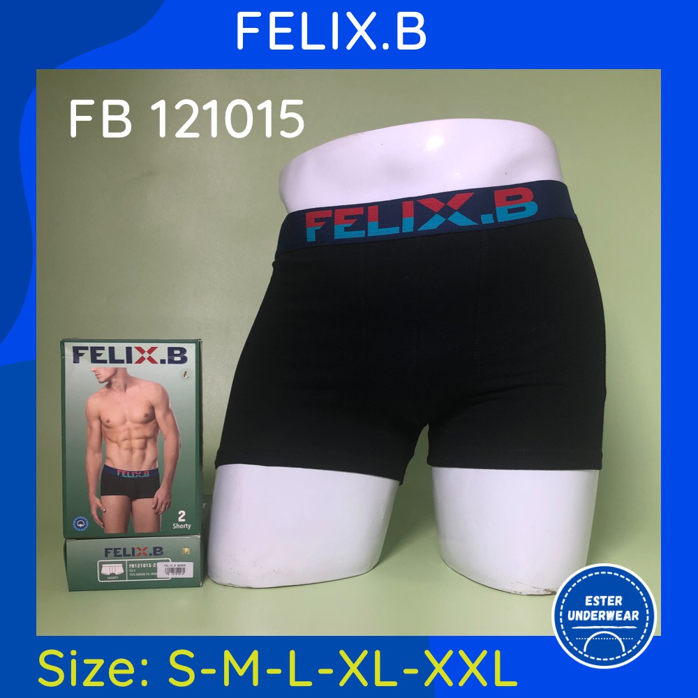 Celana Boxer Pria Felix.B FB 121015 ISI-2 PCS