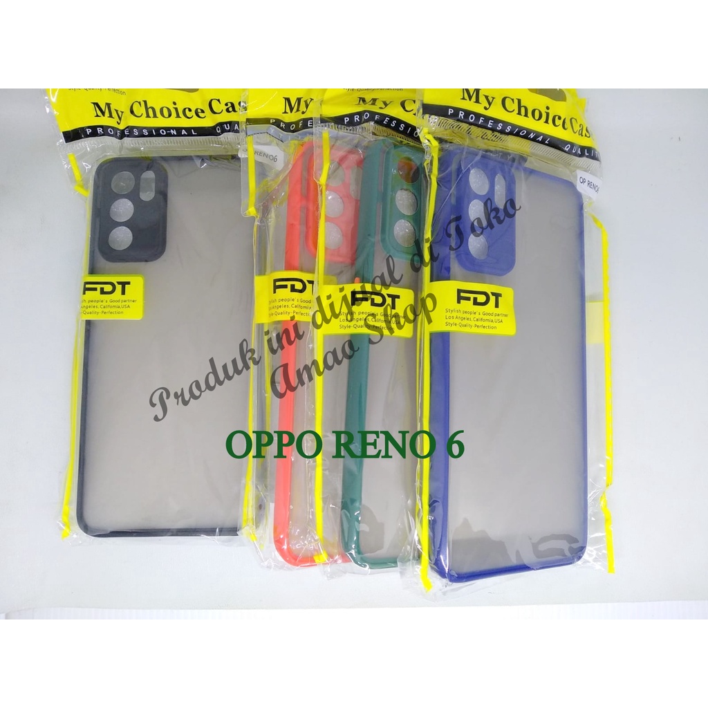 FDT My Choice Hybrid Matte Case Bumper Softcase OPPO RENO 6 5G