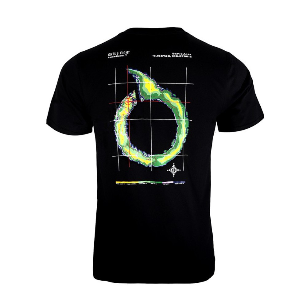 BAJU KAOS ORTUSEIGHT CLIMATE T-SHIRT - Black (100% ORIGINAL)