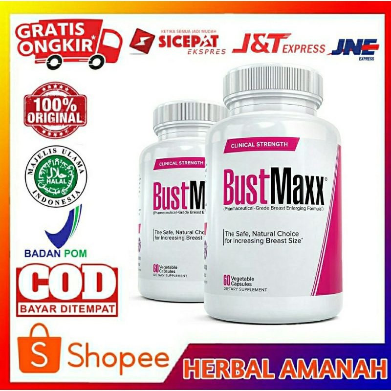 BustMaxx Bust Maxx Asli Obat Pembesar & Pengencang Payudara Secara Cepat Dan Ampuh