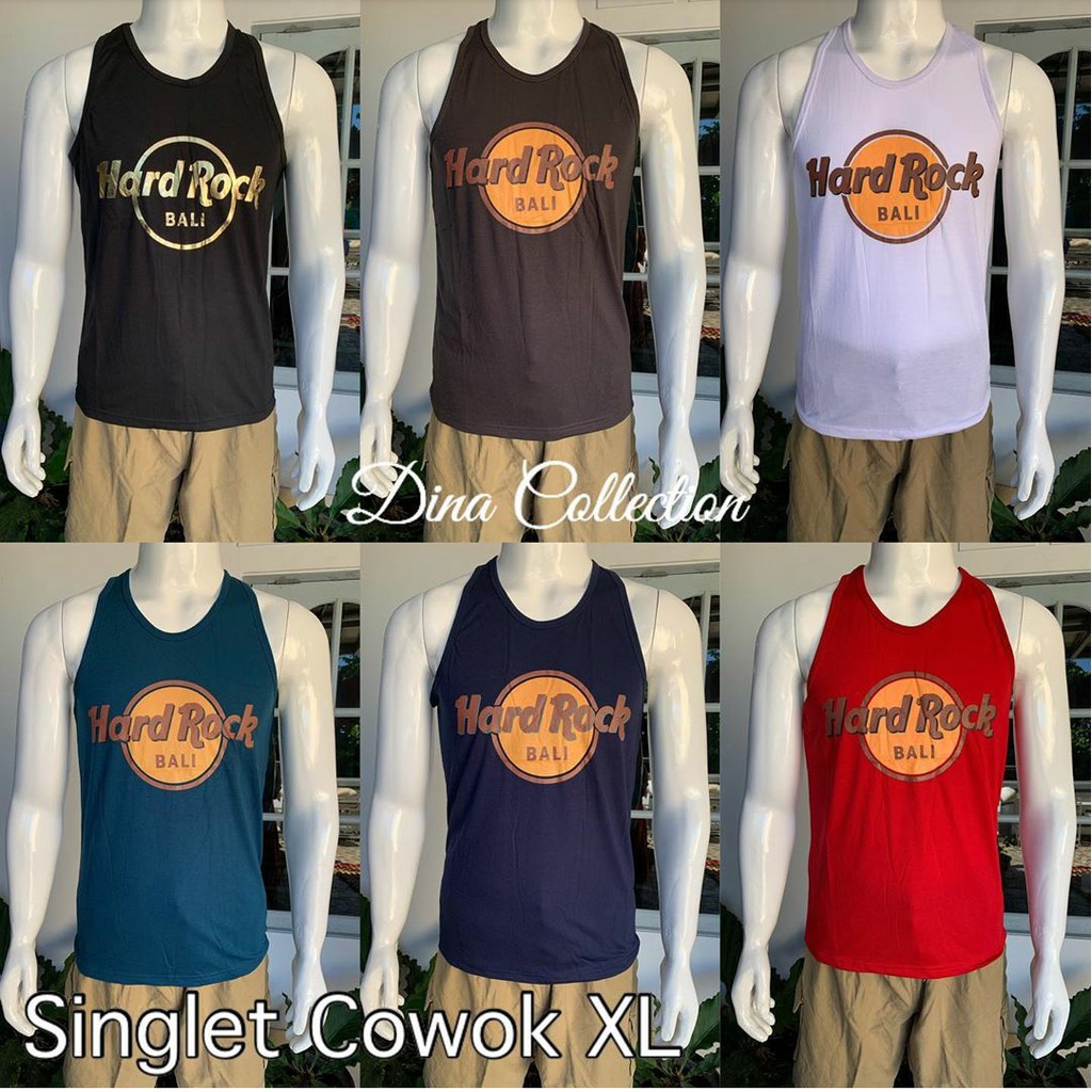 Singlet baju kaos hardrock Bali