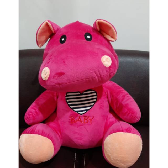 Boneka Hippo Pink
