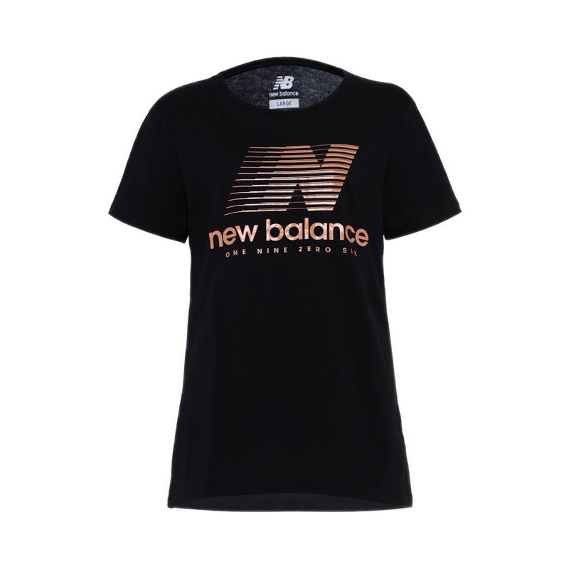 Kaos New Balance Speed Tee Women's Tshirt Black