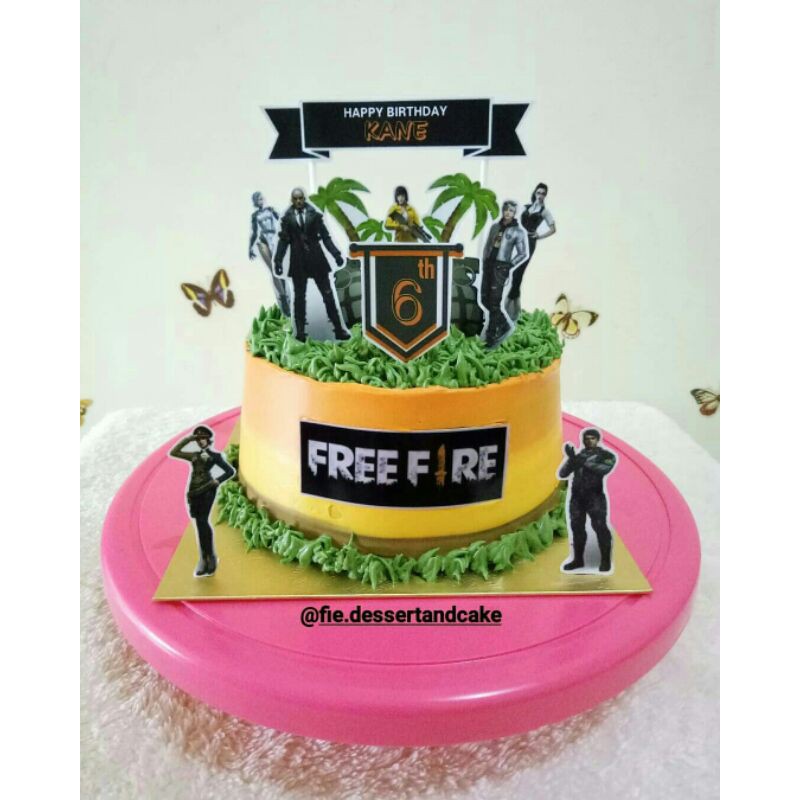 

Free Fire Birthday Cake Kue Ulang Tahun Karakter