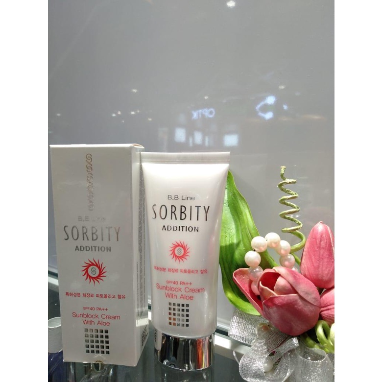 NOBLESSE BB LINE SORBITY ADDITION SUNBLOCK CREAM