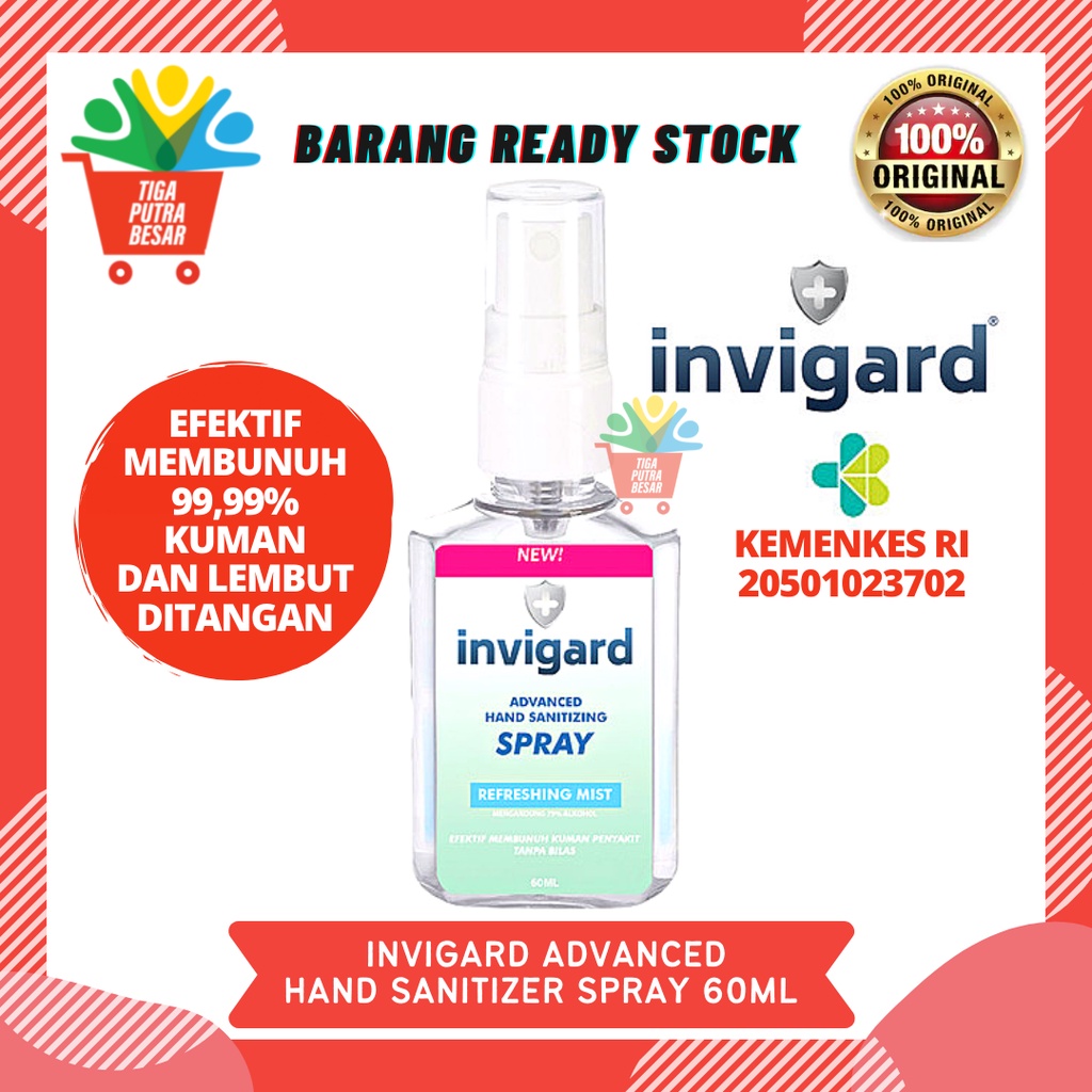 INVIGARD ADVANCED HAND SANITIZER ISI 60 ML