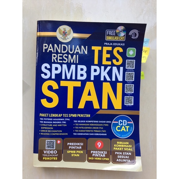 

BUKU TES STAN + BONUS CD PRELOVED