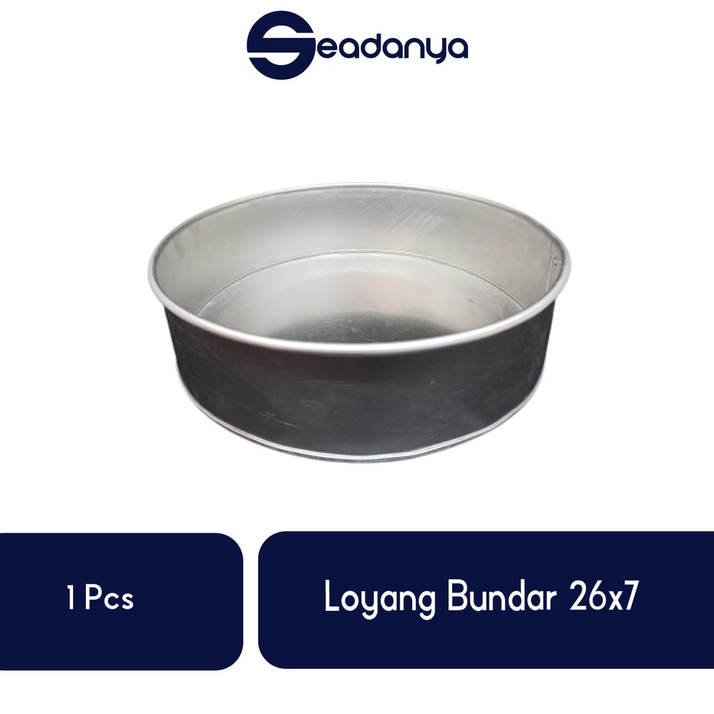 

Loyang Bundar 26x7-Loyang Bundar/Loyang Bentuk Bundar/Loyang Bulat/Loyang Ukuran 26x7/Loyang Bundar Terlaris/Loyang Bundar Termurah