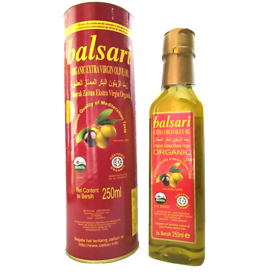 

MINYAK ZAITUN EXTRA VIRGIN BALSARI ORGANIK TURKEY 250 ml