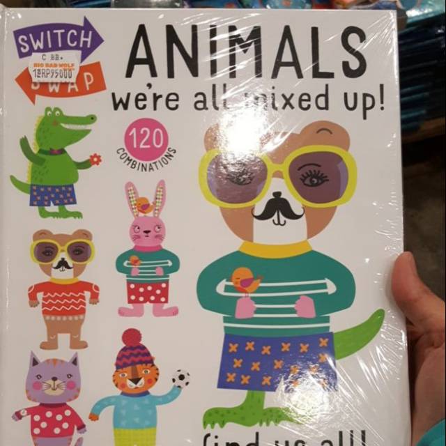 Animals We're all mixed up switch and swatch book