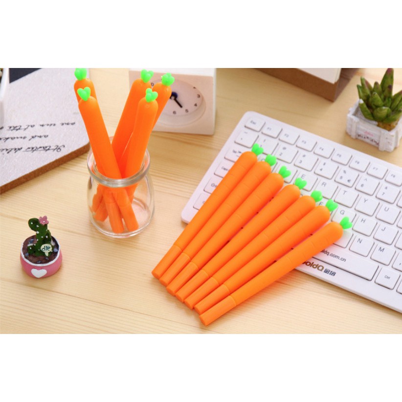 Bolpoin Bentuk WORTEL Sayur CARROT / Pulpen 0,38 mm Motif WORTEL CARROT Lucu / Ballpoint Wortel Imut