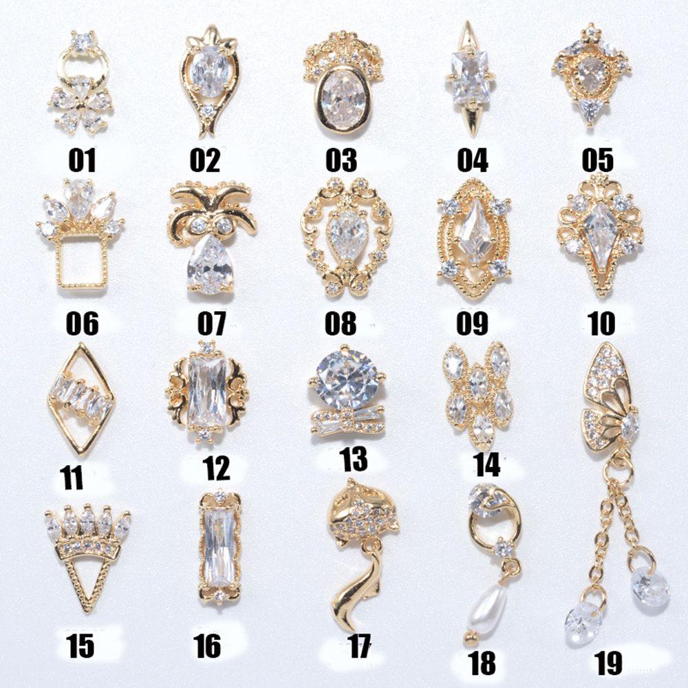 R-flower Nail Art Dekorasi New Charms DIY Kupu