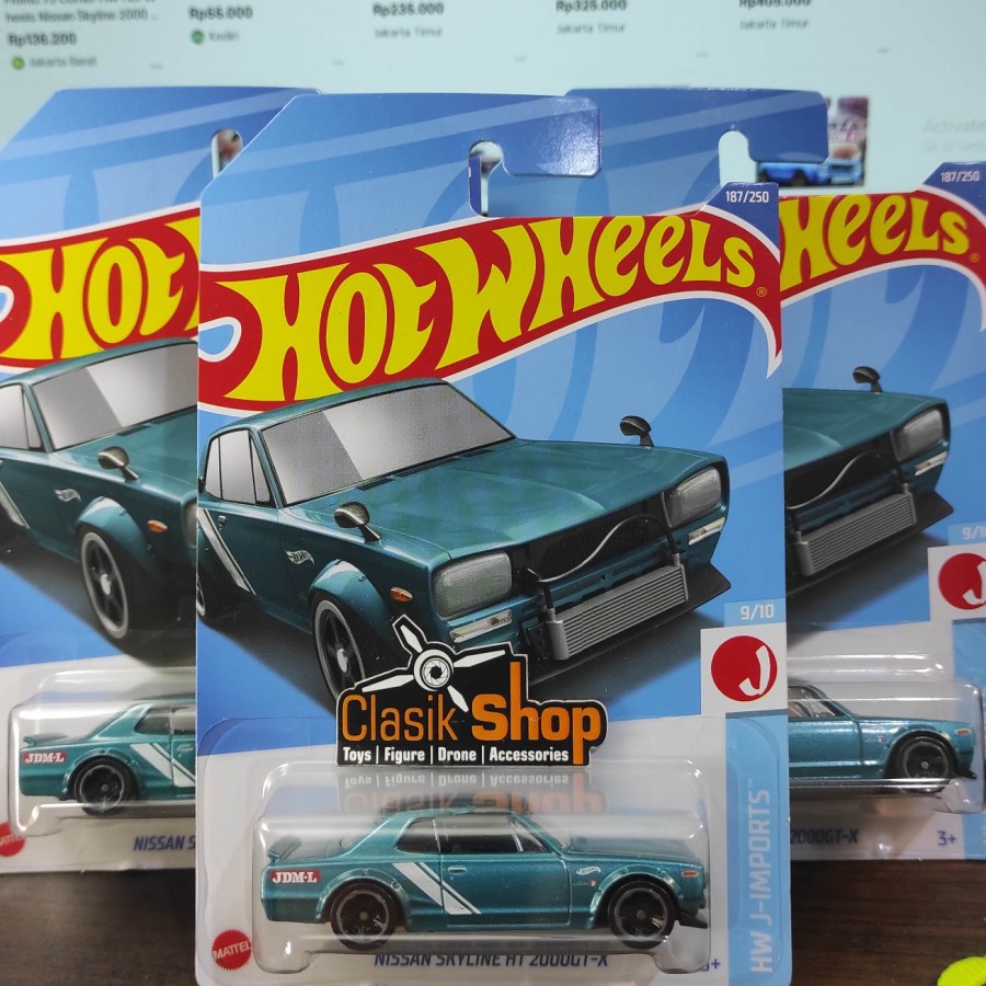 HOT WHEELS NISSAN SKYLINE HT 2000GT-X
