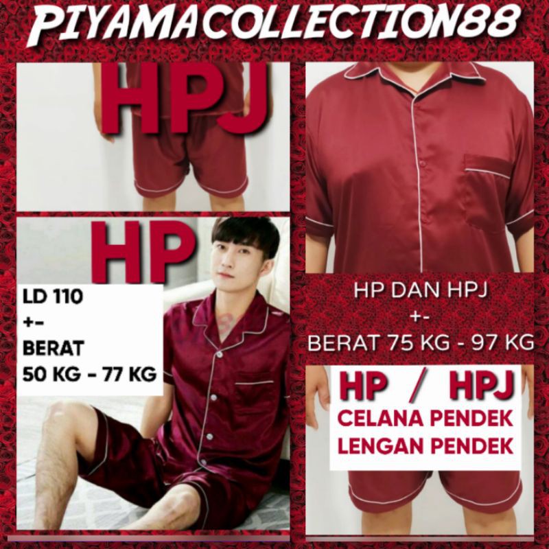 Baju Tidur couple pria dan wanita hotpant / cewek / cowok / satin polos pasangan stelan