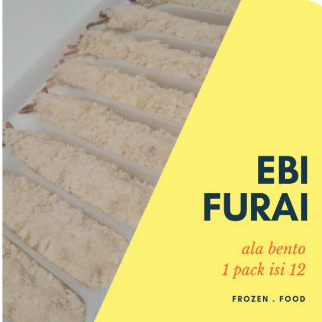

EBI FURAI ISI 12!!! #frozenfood #ebifurai